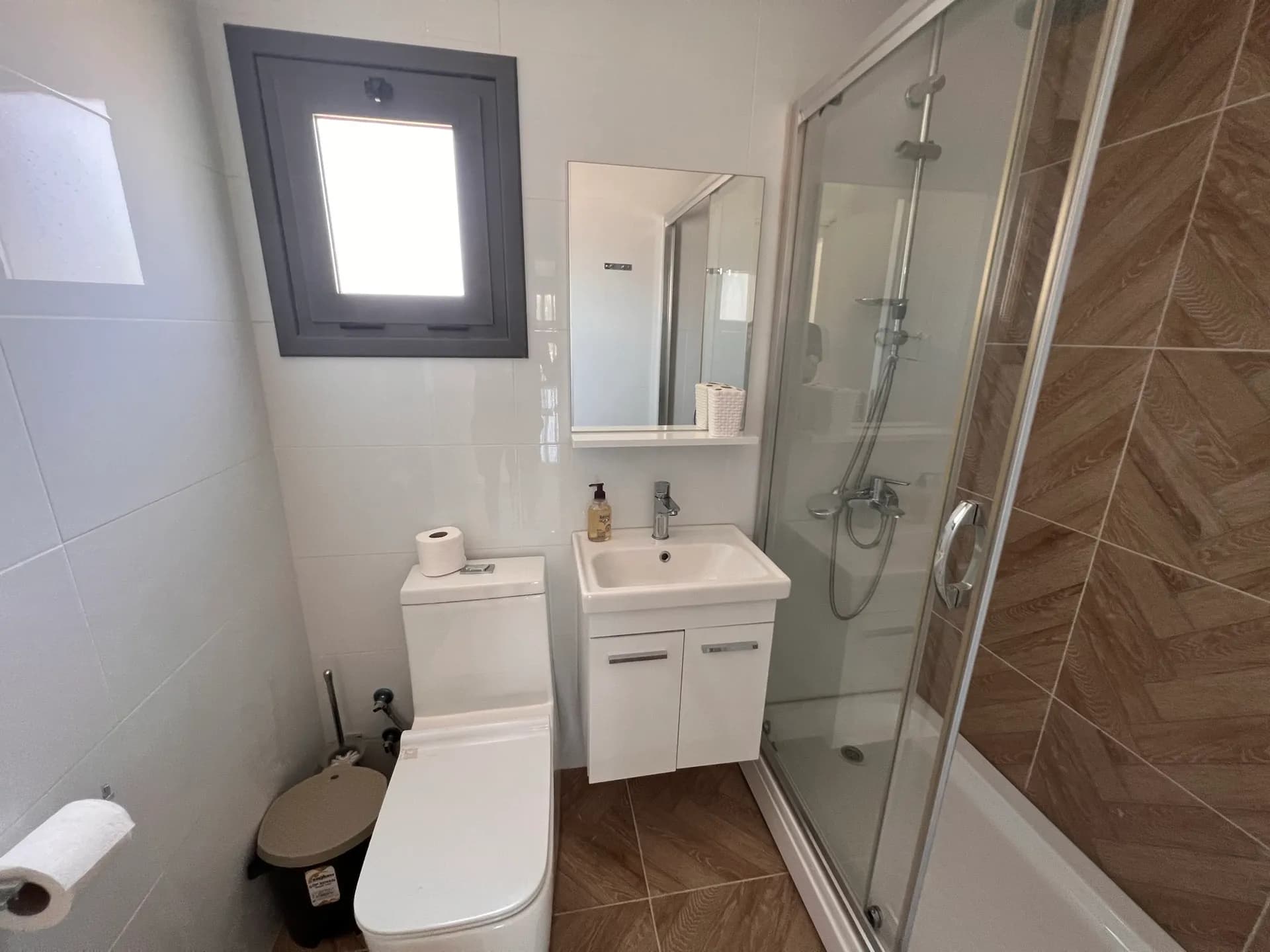 Bathroom with walk-in shower